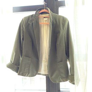 J. Crew Blazer - olive green / khaki size M